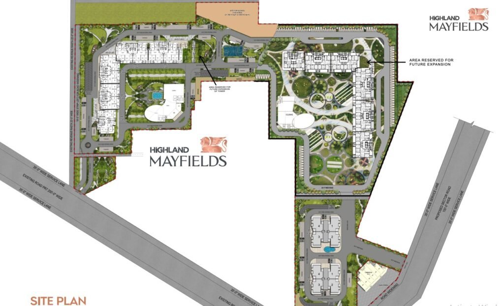 highland Mayfields Project Layout